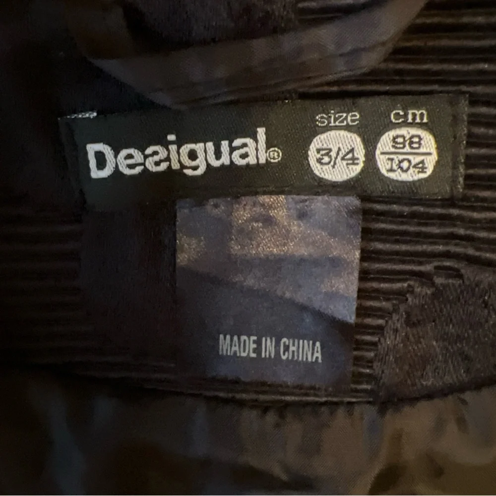 Desigual Girl 3/4 Coat Black Kids - Picture 10 of 11